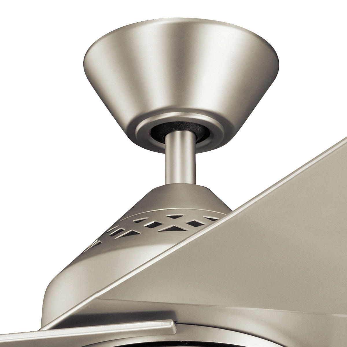 DECKENVENTILATOR  152/35 cm    - Silberfarben/Nickelfarben, Basics, Kunststoff/Metall (152/35cm) - Elstead Lighting