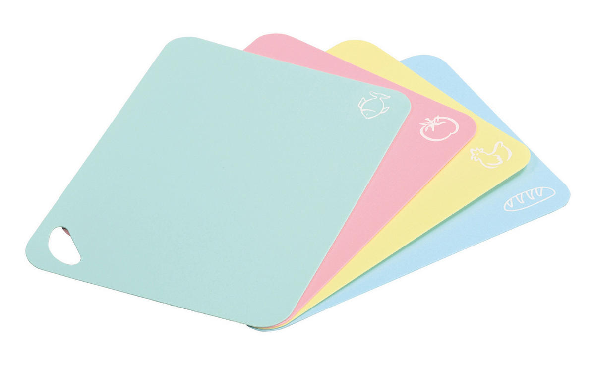 SET DASAKA ZA SEČENJE  plastika  - mintzelena/ružičasta, Osnovno, plastika (38/30/1,7cm) - Kesper
