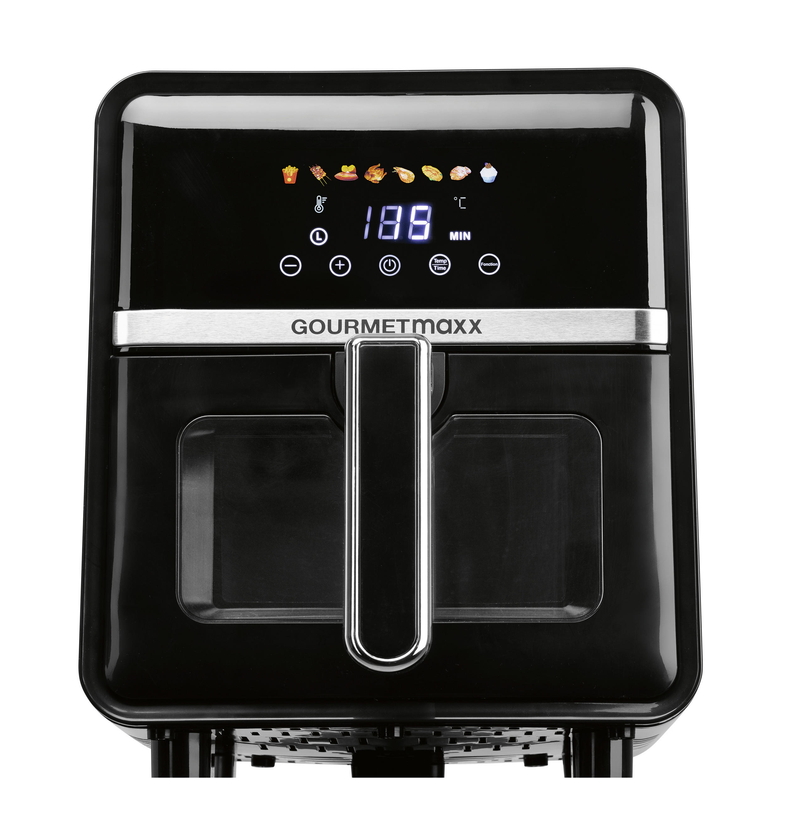 HEIßLUFTFRITTEUSE GOURMETmaxx 5 L  - Silberfarben/Schwarz, Basics, Kunststoff/Metall (36,5/25/30cm)