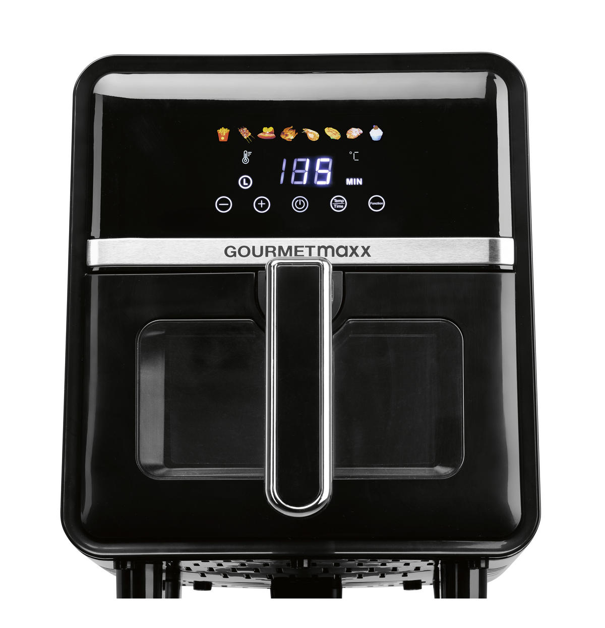 HEIßLUFTFRITTEUSE GOURMETmaxx 5 L  - Silberfarben/Schwarz, Basics, Kunststoff/Metall (36,5/25/30cm)