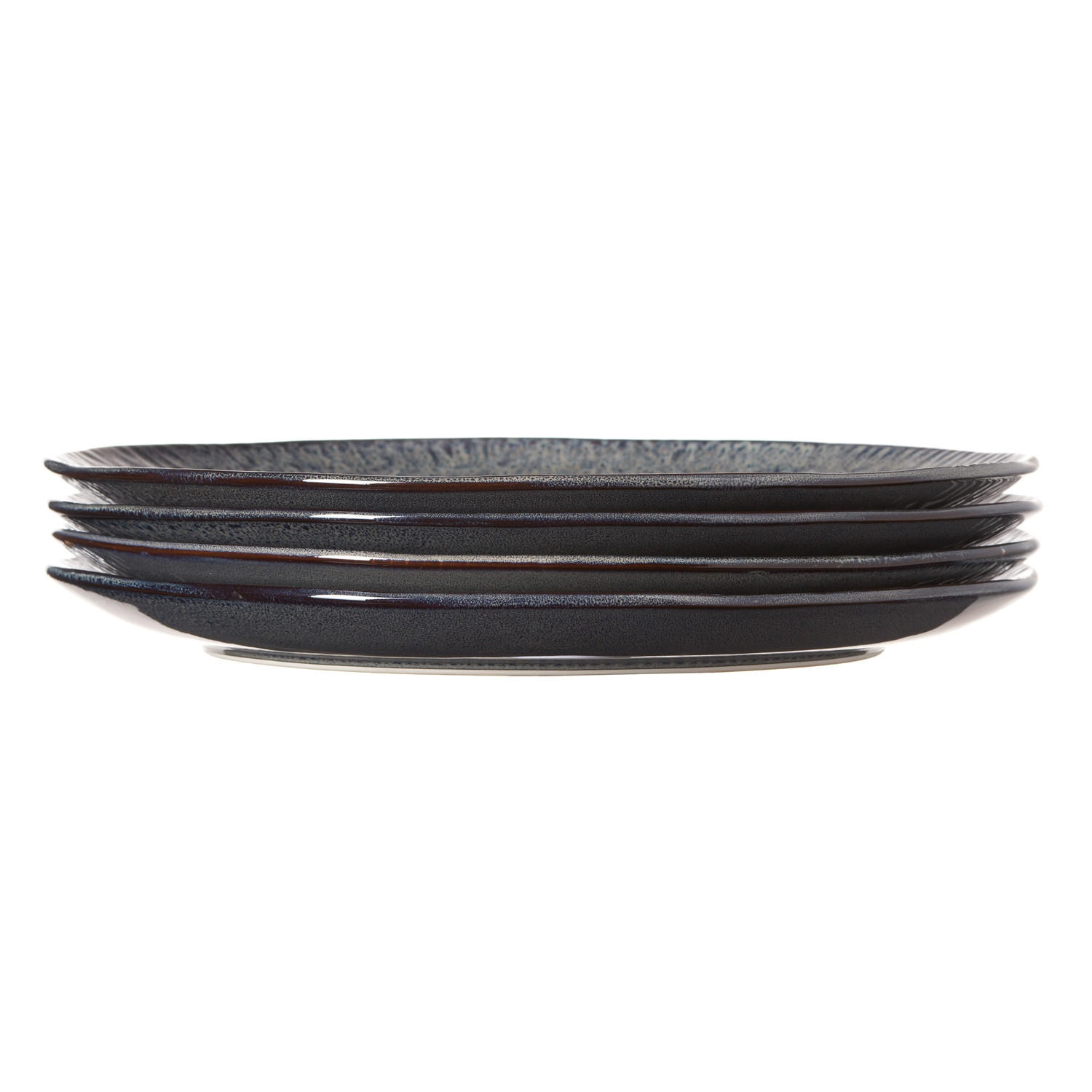 SPEISETELLERSET Matera 4-teilig  - Anthrazit, LIFESTYLE, Keramik (32cm) - Leonardo