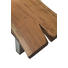 SITZBANK Akazie massiv Akaziefarben - Akaziefarben, LIFESTYLE, Holz/Metall (180/45/45cm) - Kare-Design