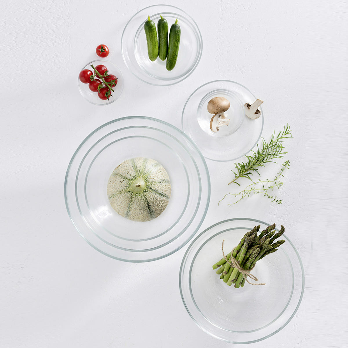 SCHALE Cucina   - Transparent, Design, Glas (10,00/4,60/10,00cm) - Leonardo