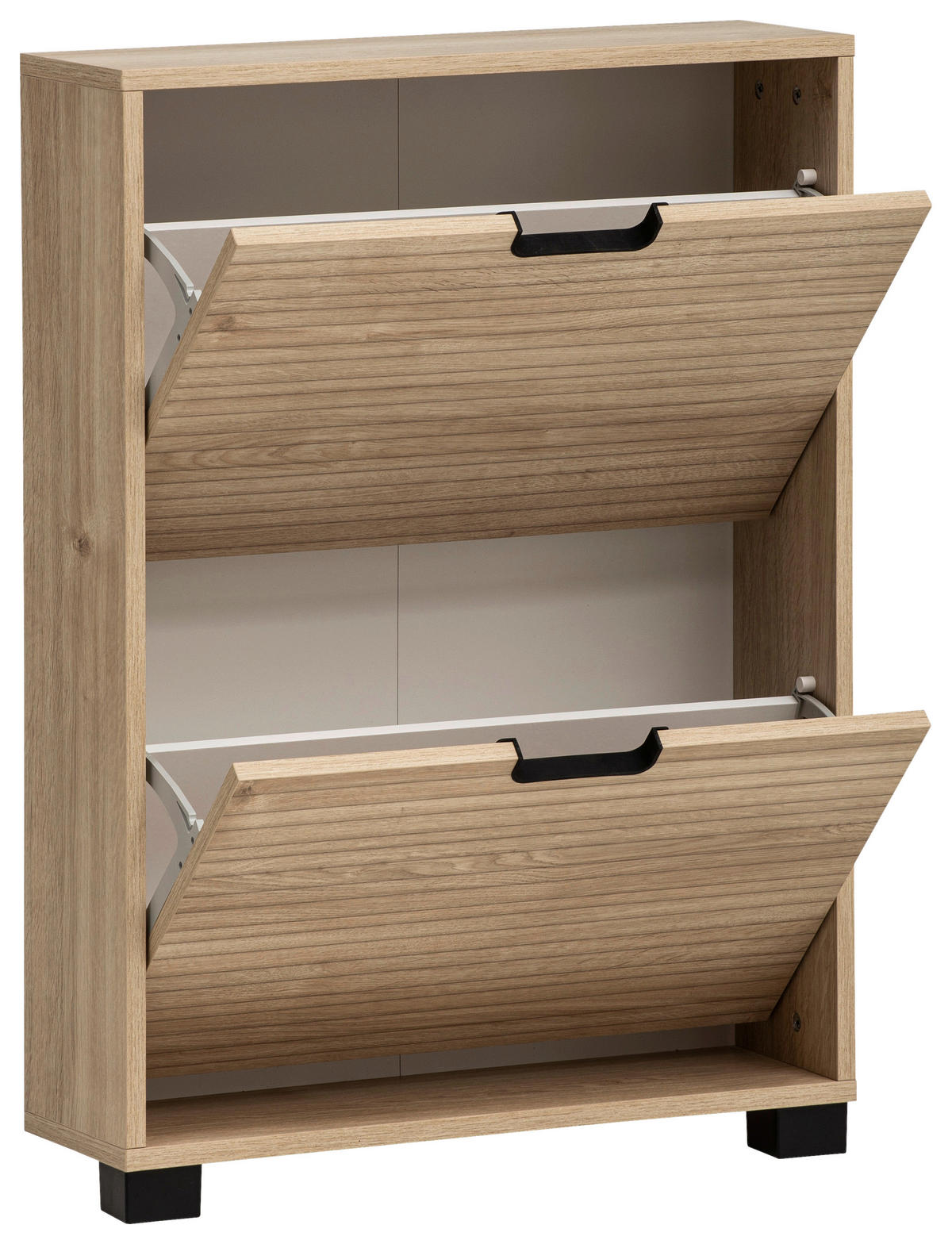 SCHUHKIPPER  in 59,8/85,2/19,55 cm  - Schwarz/Eiche Artisan, Design, Holzwerkstoff/Kunststoff (59,8/85,2/19,55cm) - MID.YOU