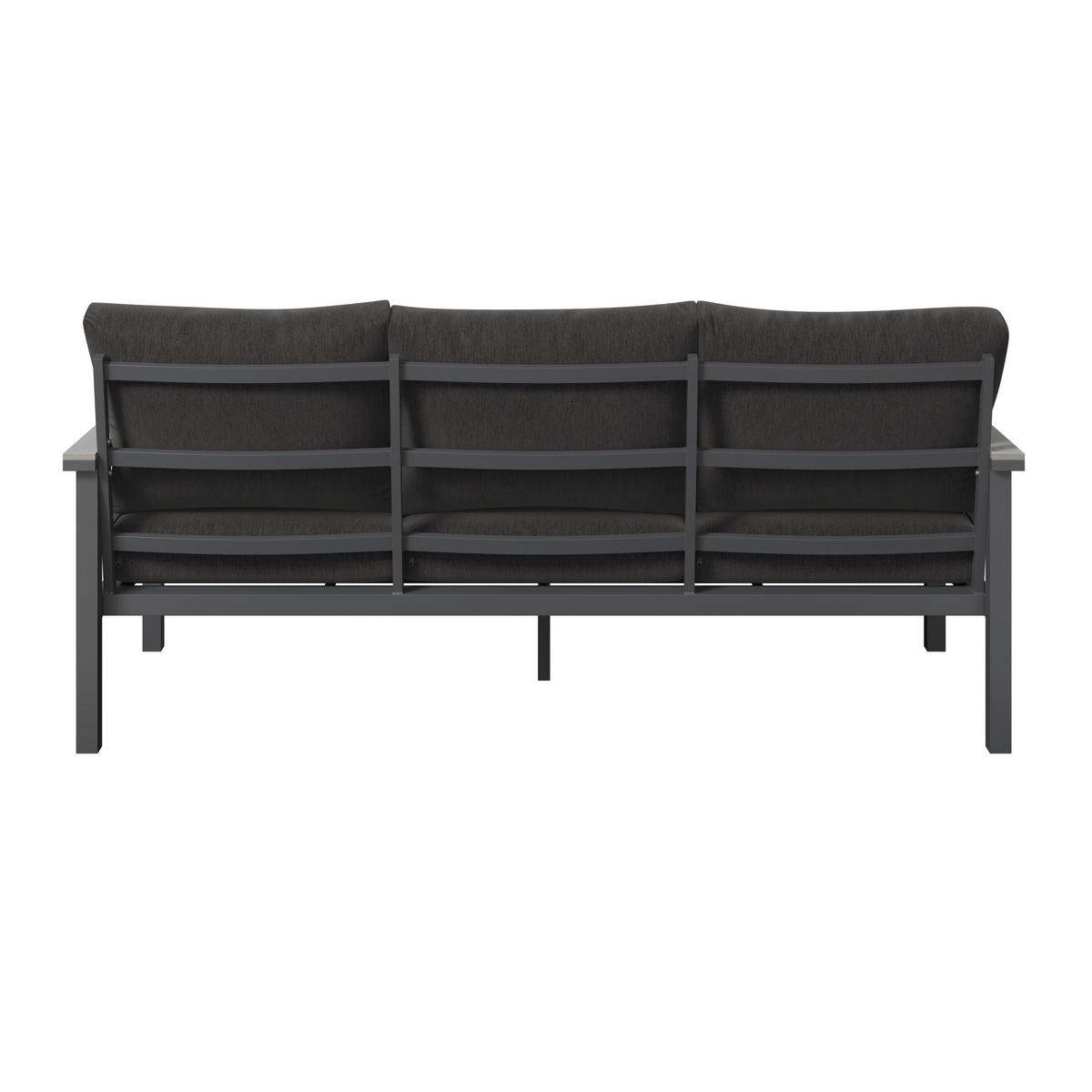 3 SZEMÉLYES PAD sötétszürke  - világosszürke/sötétszürke, Design, műanyag/textil (177/74/73cm) - Amatio