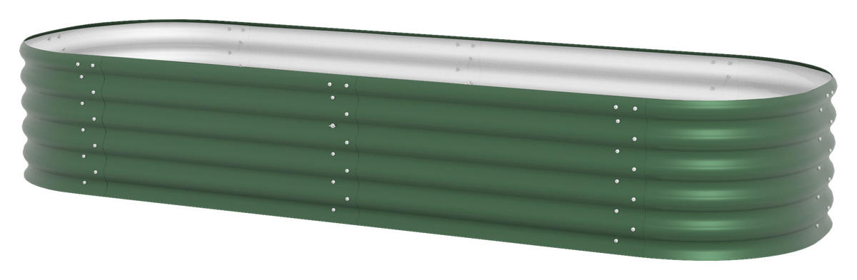 HOCHBEET-ERWEITERUNG 80/40,1/80 cm  - Dunkelgrün, Basics, Metall (80/40,1/80cm)