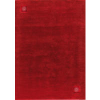 WOLLTEPPICH 170/240 cm Princess Svarowski Rot  - Rot, KONVENTIONELL, Textil (170/240cm) - Linea Natura