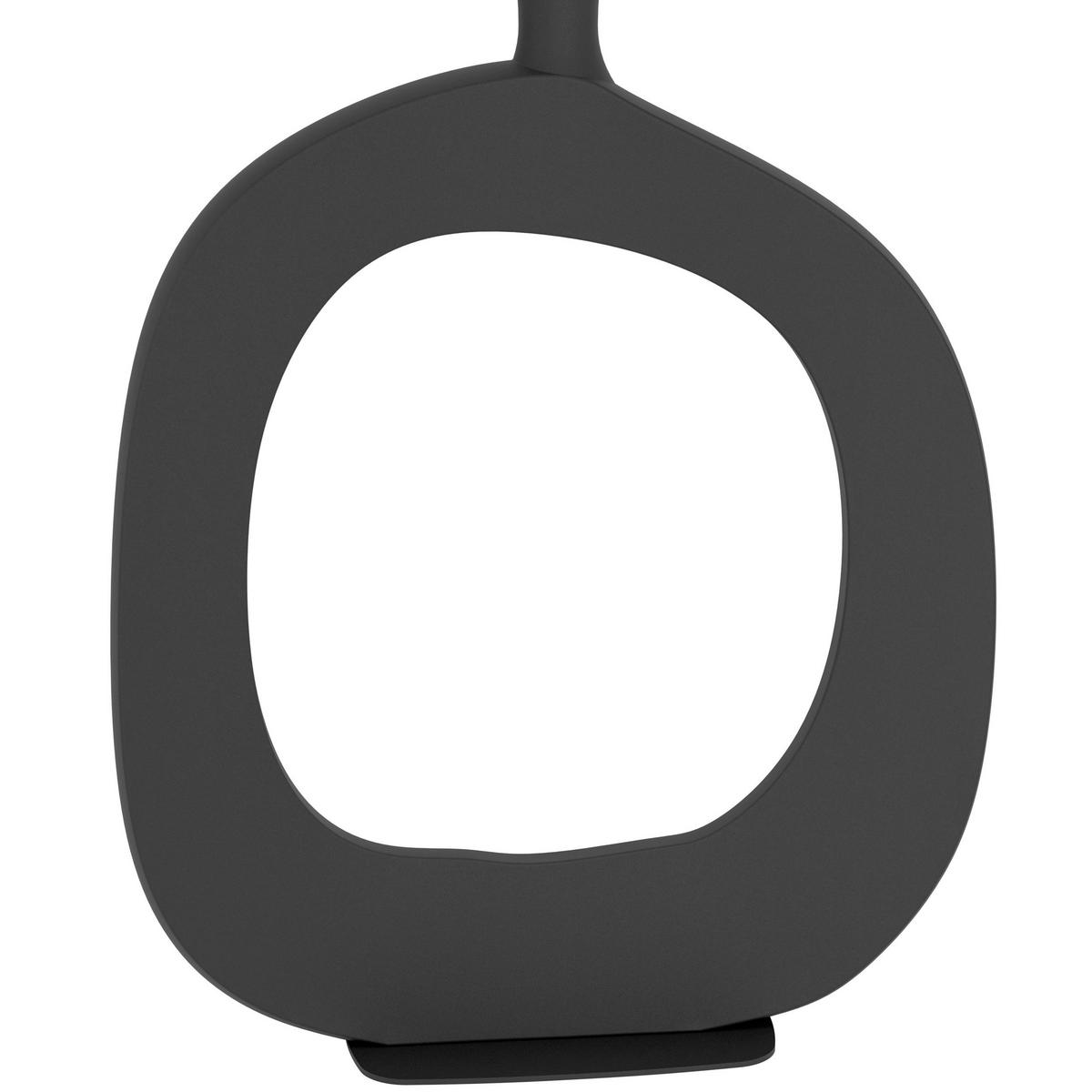 TISCHLEUCHTE - Creme/Schwarz, Basics, Textil/Metall (45/88cm) - Eglo