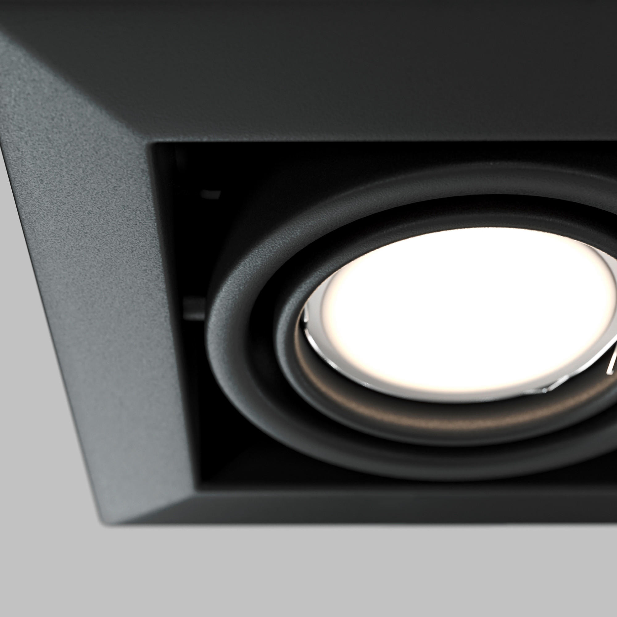 DECKENLEUCHTE    12,6/12,6/7,2 cm  - Schwarz, Trend, Metall (12,6/12,6/7,2cm) - MAYTONI