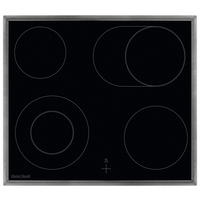 GLASKERAMIKKOCHFELD DKEV6047XB  - Edelstahlfarben/Schwarz, Basics, Glas/Metall (57,6/3,8/50,6cm) - Dieter Knoll