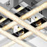 LED-DECKENLEUCHTE - Chromfarben, Design, Metall (50/50/6cm) - NOVEL