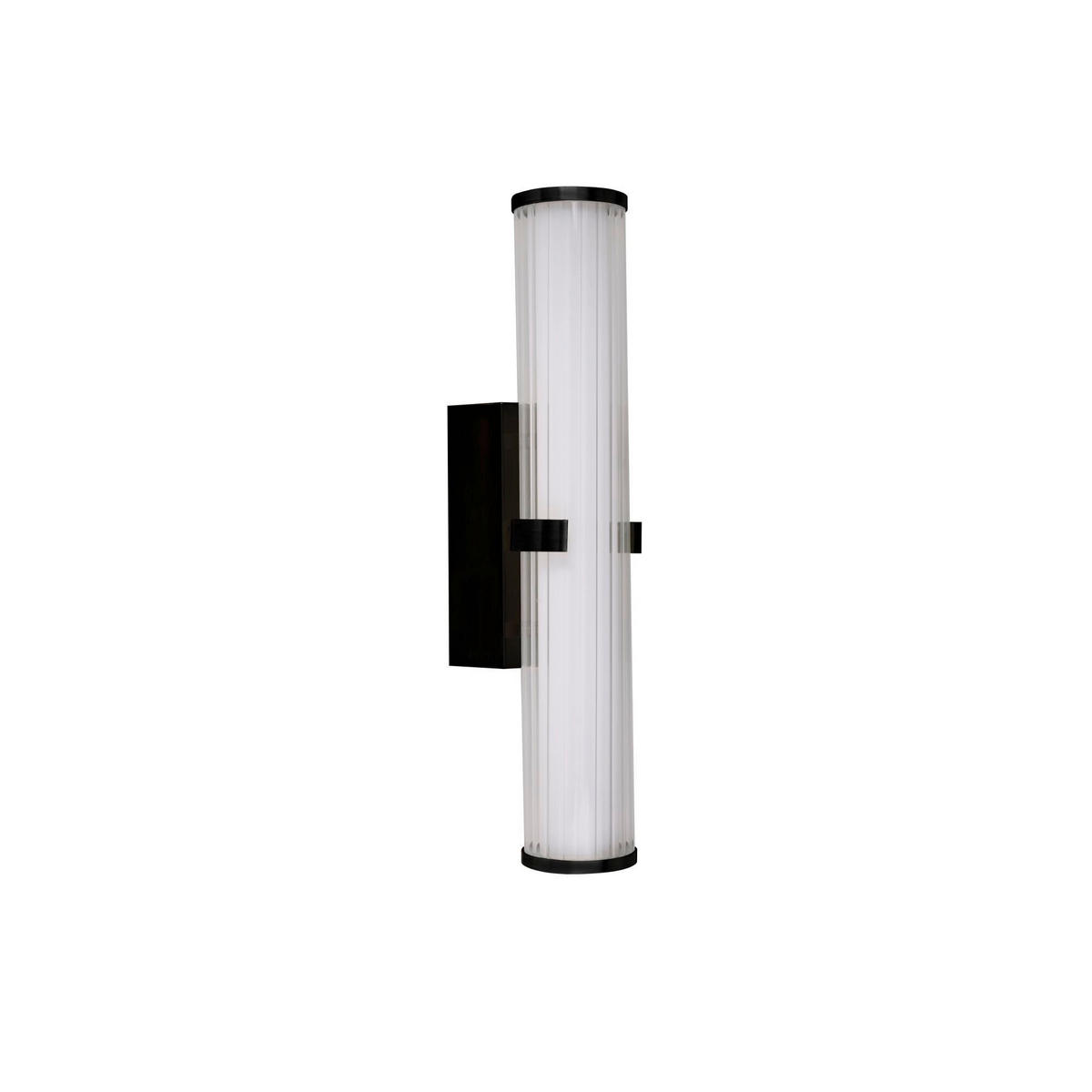 KUPAONSKA SVJETILJKA ZIDNA CLAMP  - bijela, Basics, staklo/metal (8.5/43cm)