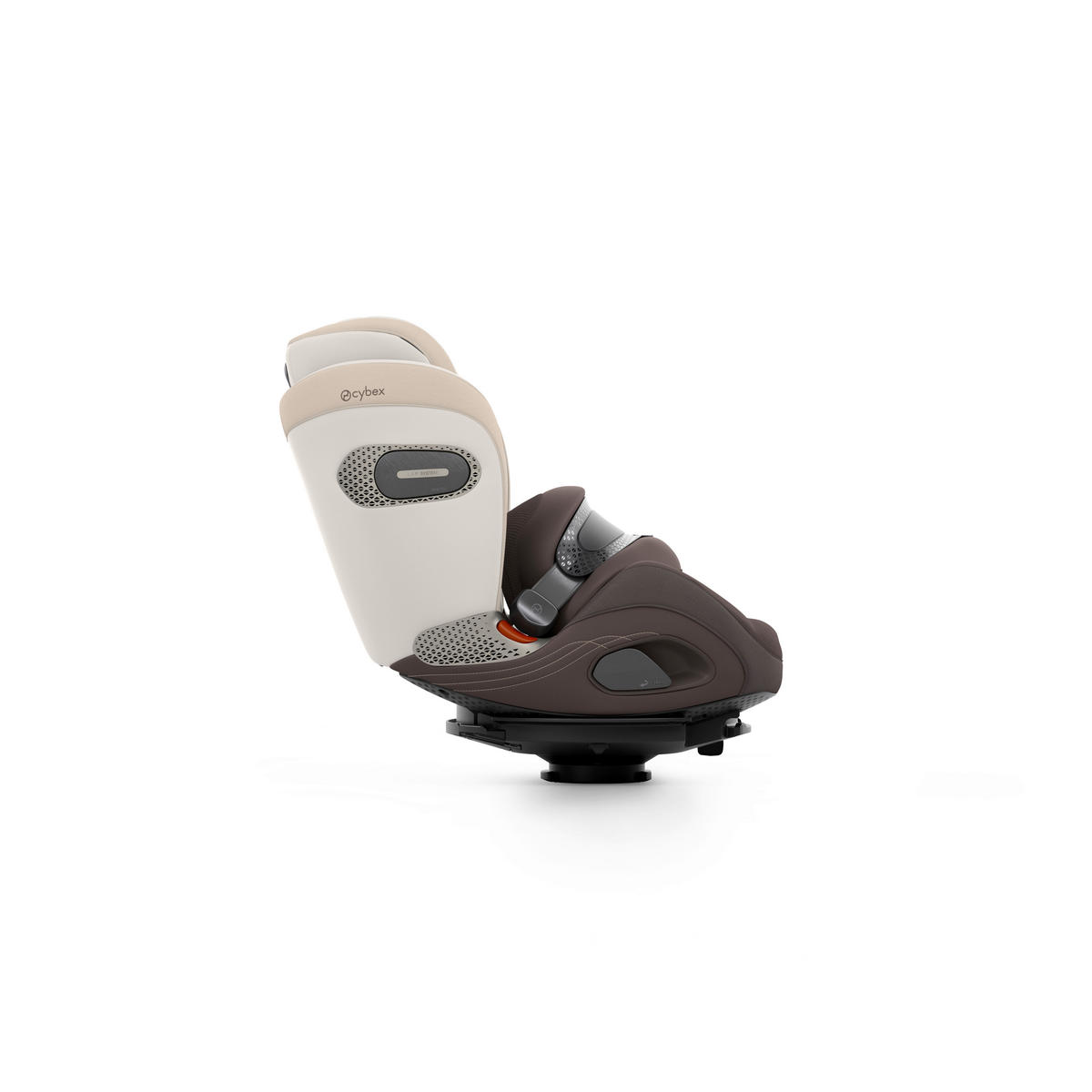 KINDERAUTOSITZ Anoris S Style Amber Brown  - Hellbraun, Basics, Kunststoff/Textil (49/45/58cm) - cybex PLATINUM