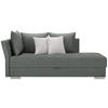 LEŽADLO, textil, 220/93/100 cm - biela/mätovozelená, Design, textil/plast (220/93/100cm) - Livetastic