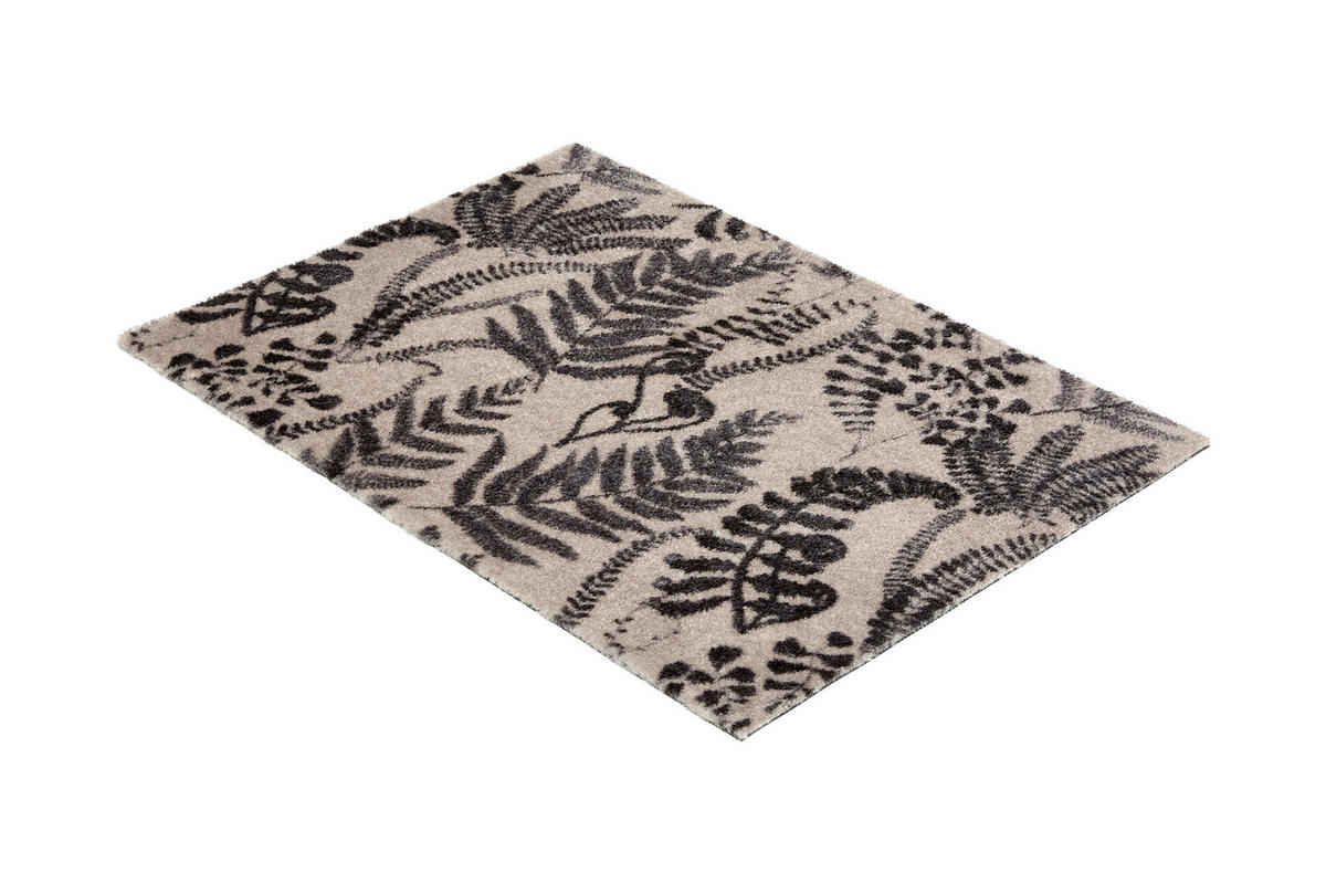FUßMATTE  50/70 cm  Creme, Dunkelgrau  - Dunkelgrau/Creme, Trend, Textil (50/70cm) - Schöner Wohnen