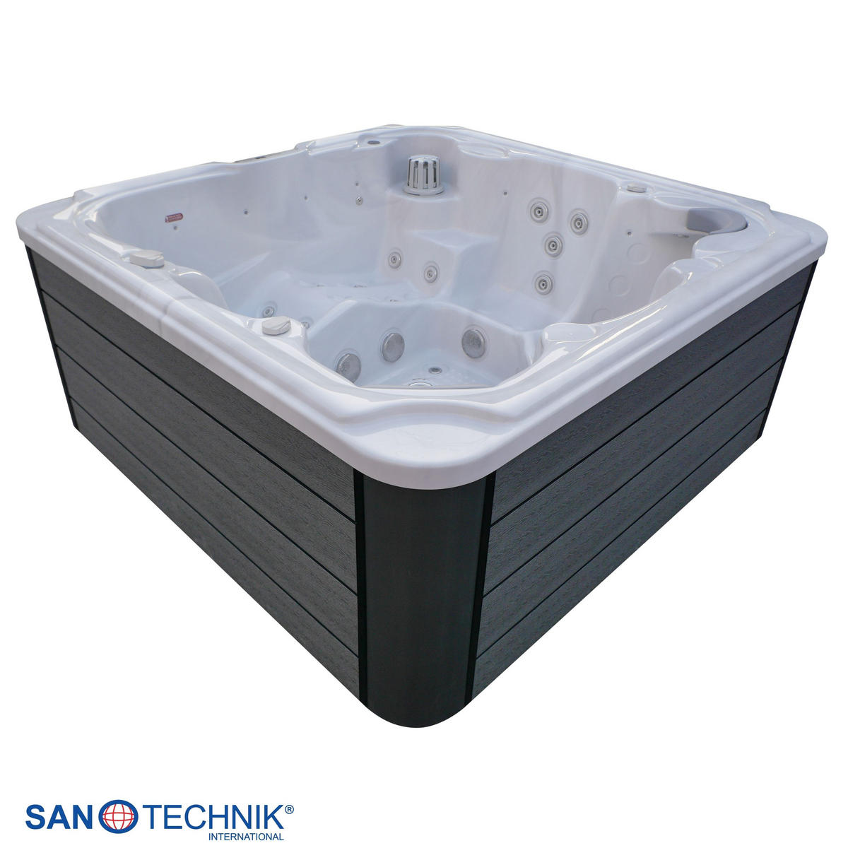 WHIRLPOOL XXL1912  - Schwarz/Weiß, Basics, Kunststoff (210/95/210cm)