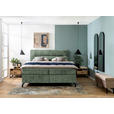 BOXSPRINGBETT 180/200 cm in Mintgrün - Schwarz/Mintgrün, Design, Textil/Metall (180/200cm) - Esposa