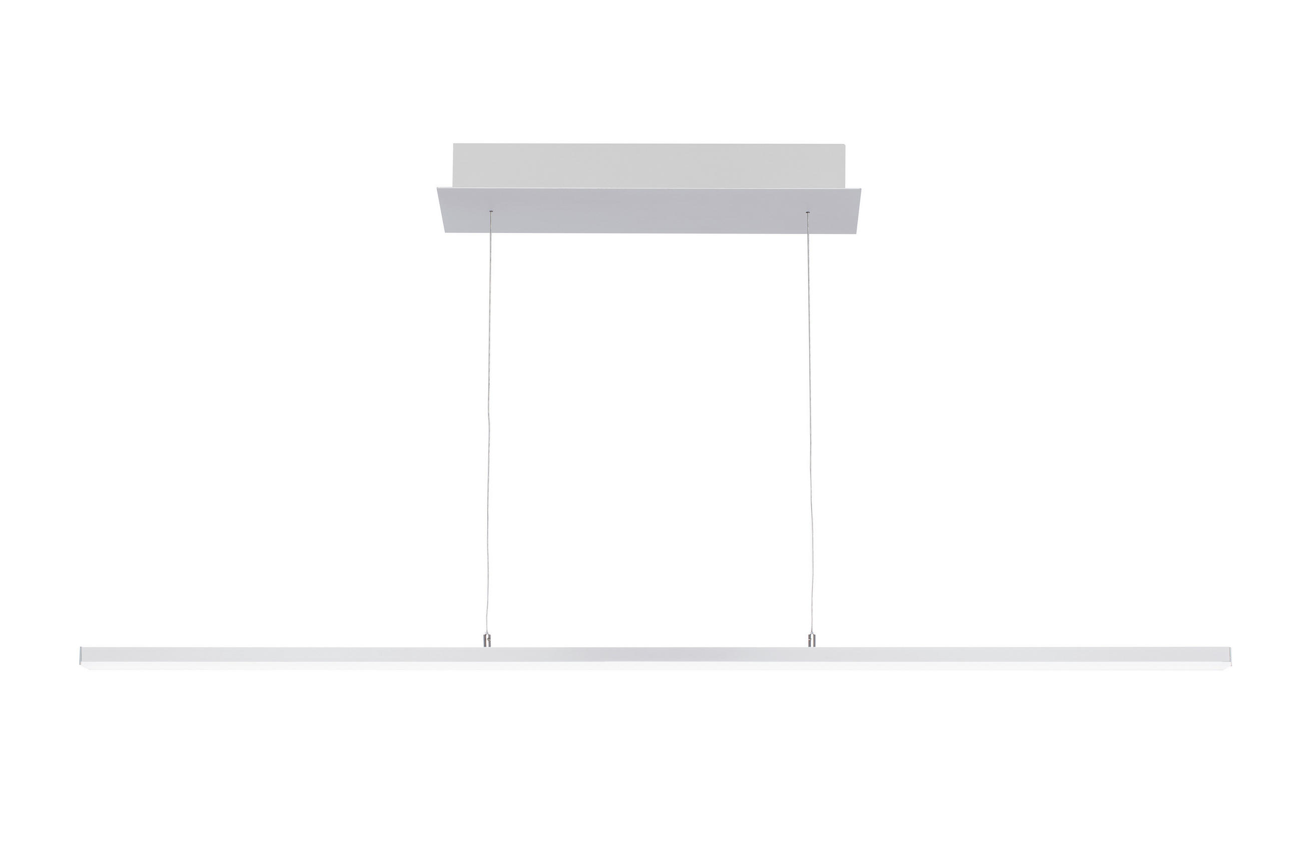 ZÁVESNÉ LED SVIETIDLO, 115/13/200 cm  - hliníková, Basics, kov/plast (115/13/200cm) - Novel