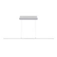 LED-HÄNGELEUCHTE 115/13/200 cm  - Alufarben, Basics, Kunststoff/Metall (115/13/200cm) - Novel