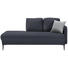 LIEGE in Textil Anthrazit - Anthrazit/Hellgrau, MODERN, Textil (190/85/88cm) - Carryhome LIEGE in Textil Anthrazit - Anthrazit/Hellgrau, MODERN, Textil (190/85/88cm) - Carryhome