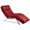 LIEGE in Echtleder Rot  - Chromfarben/Rot, Basics, Leder/Metall (75/91/170cm) - Chilliano