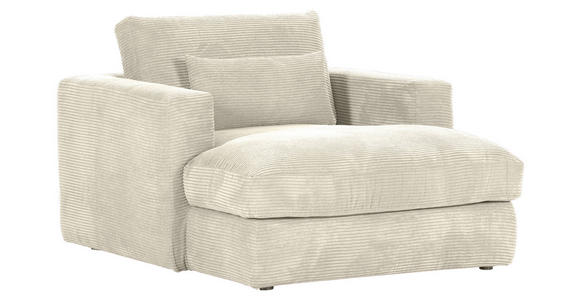 XXL-SESSEL - Creme/Schwarz, ROMANTIK / LANDHAUS, Kunststoff/Textil (120/67/140cm) - Landscape