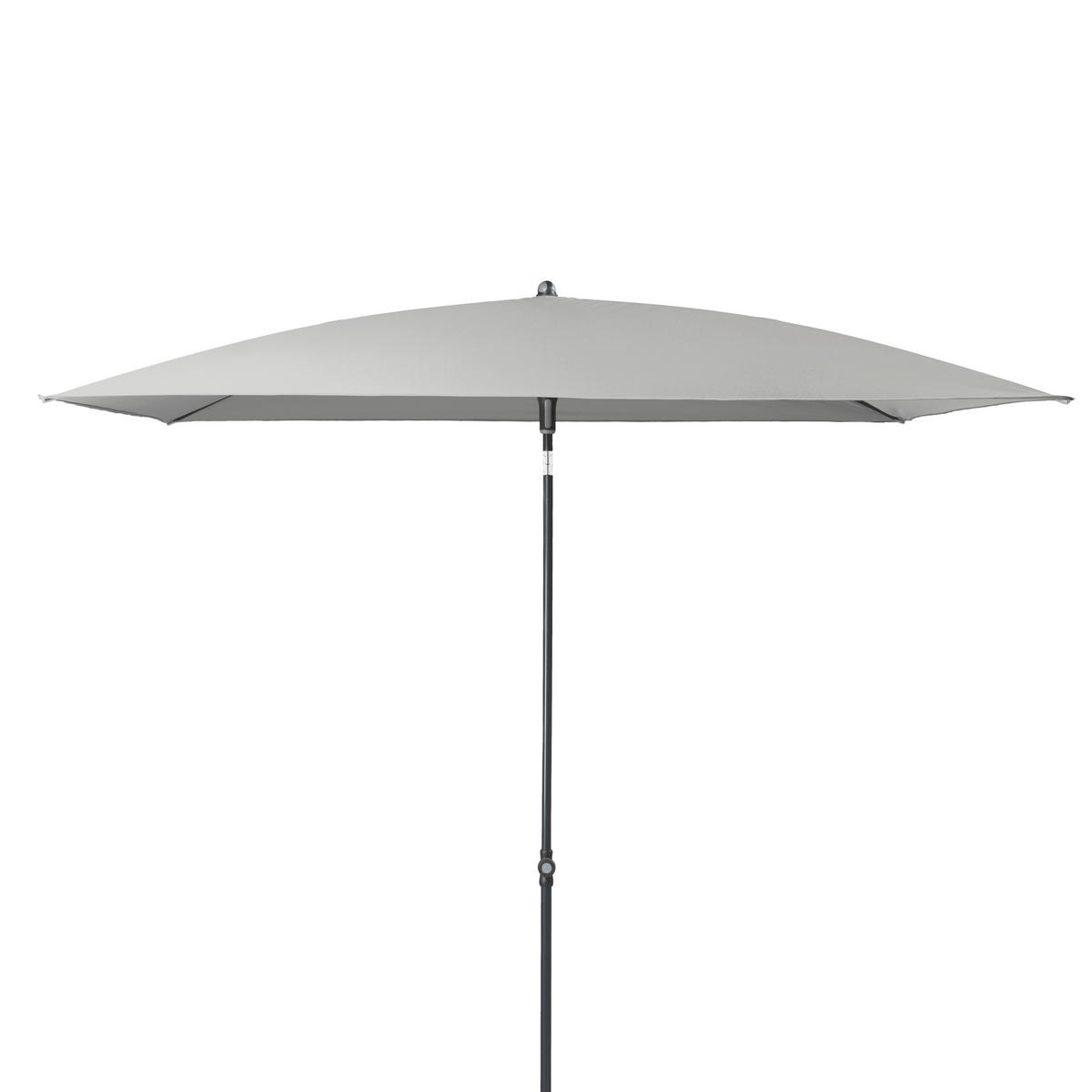 SONNENSCHIRM  230/190 cm  - Anthrazit/Hellgrau, Basics, Textil/Metall (230/190cm) - Doppler