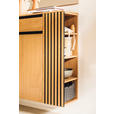 GARDEROBE 3-teilig  in 150/200/30 cm  - Eichefarben/Schwarz, Design, Holz/Holzwerkstoff (150/200/30cm) - Moderano