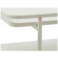 COUCHTISCH 110/55/34 cm rechteckig Creme  - Creme, Basics, Metall (110/55/34cm) - Xora