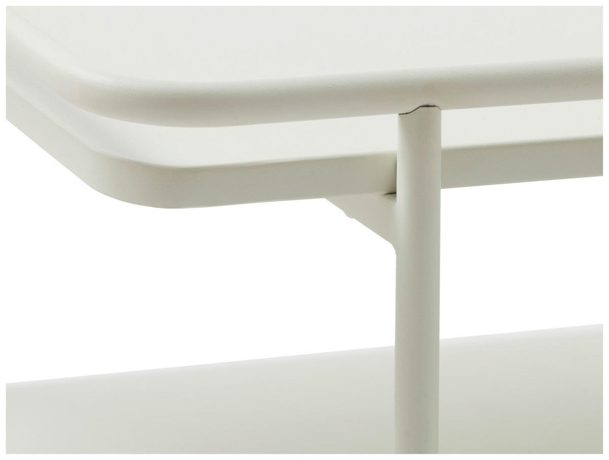 COUCHTISCH 110/55/34 cm rechteckig Creme  - Creme, Basics, Metall (110/55/34cm) - Xora