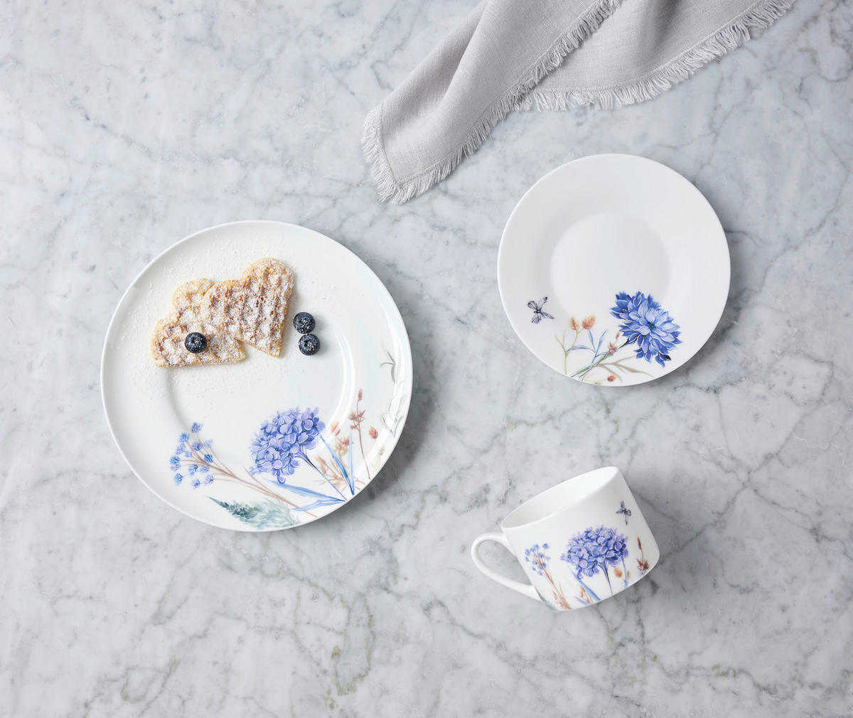 SERVIS ZA KAVU    Fiore  - višebojno, Trend, keramika - Novel