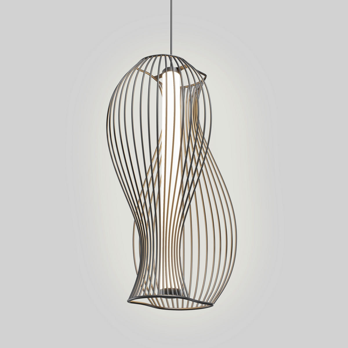 PENDELLEUCHTE Shadows of the past 21/352/17 cm  - Schwarz, Design, Metall (21/352/17cm) - MAYTONI