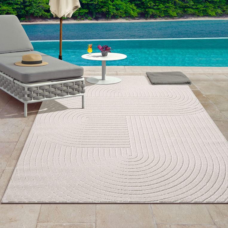 OUTDOORTEPPICH 80/150 cm Tenerife Plus Creme  - Creme, KONVENTIONELL, Textil (80/150cm) - Novel