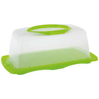 POSUDA ZA TORTE I KOLAČE    - zelena/prozirno, Lifestyle, plastika (40/15/20cm) - Homeware Profession.