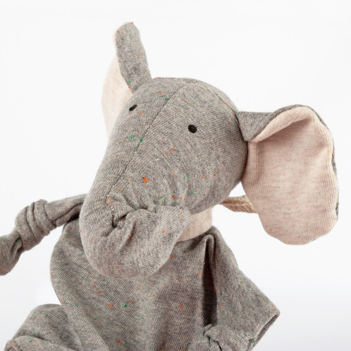 SCHMUSETUCH - Weiß/Grau, Basics, Textil (18/14/8cm) - Sigikid