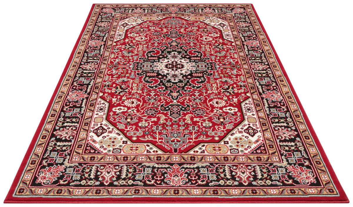 VINTAGE-TEPPICH 160/230 cm Mirkan Multicolor, Rot  - Rot/Multicolor, Basics, Kunststoff/Textil (160/230cm)