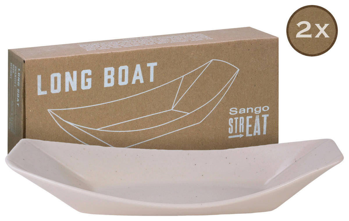 SCHÜSSELSET Streat Food 2-teilig 31/12 cm  - Creme, Basics, Keramik (31/12cm) - Creatable