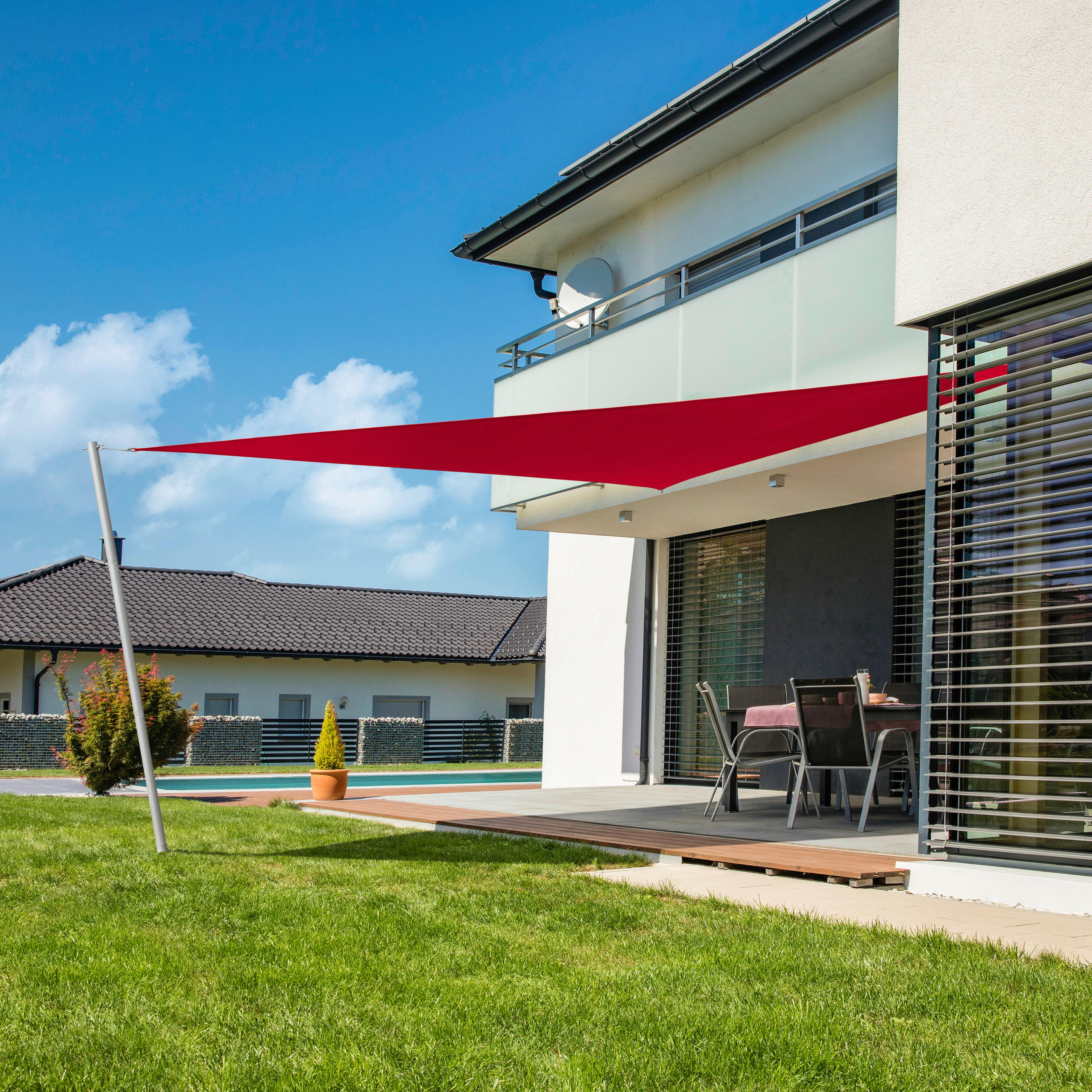 Sonnensegel Dreieckig 5x5x5 M