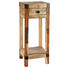 BEISTELLTISCH Mangoholz, Sheesham massiv quadratisch Naturfarben - Naturfarben, Trend, Holz (30/75/30cm) - Carryhome