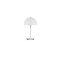 AKKU-TISCHLEUCHTE - Weiss, Trend, Metall (13/21cm)