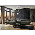 ECKSOFA in Chenille Olivgrün  224/305 cm  - Schwarz/Olivgrün, Design, Textil/Metall (224/305cm) - Dieter Knoll