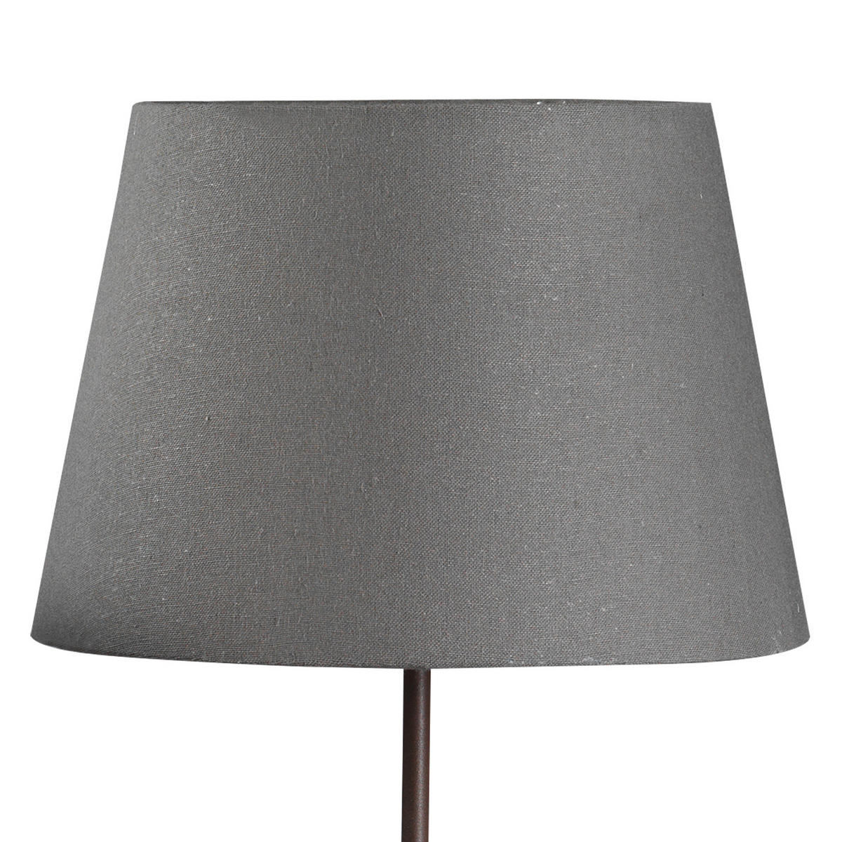 STOLNÍ LAMPA, E27, 26/52 cm  - černá/modrošedá, Natur, kov/textil (26/52cm)