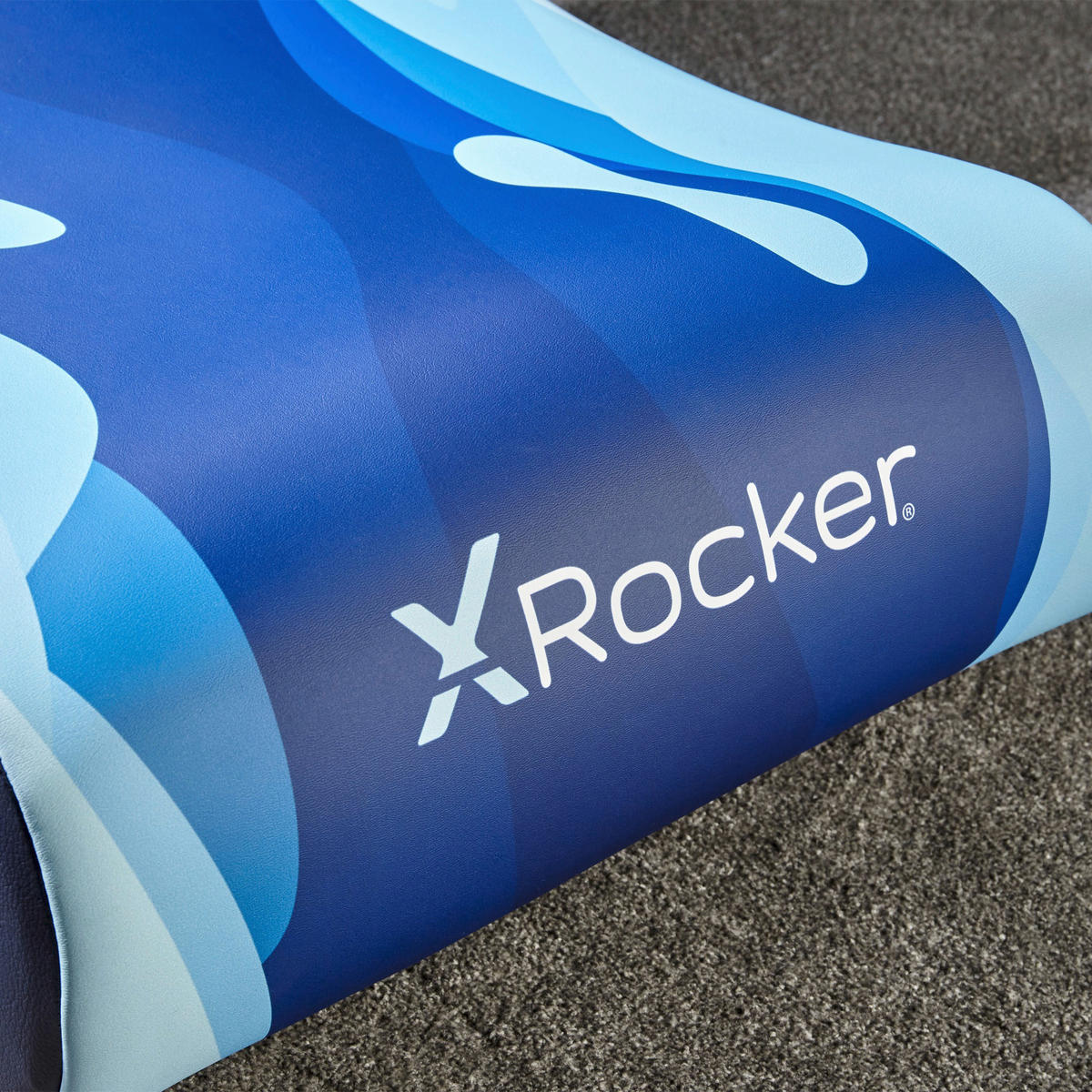 GAMINGSESSEL Blau Textil   - Blau, MODERN, Textil (41/65/85cm) - X Rocker