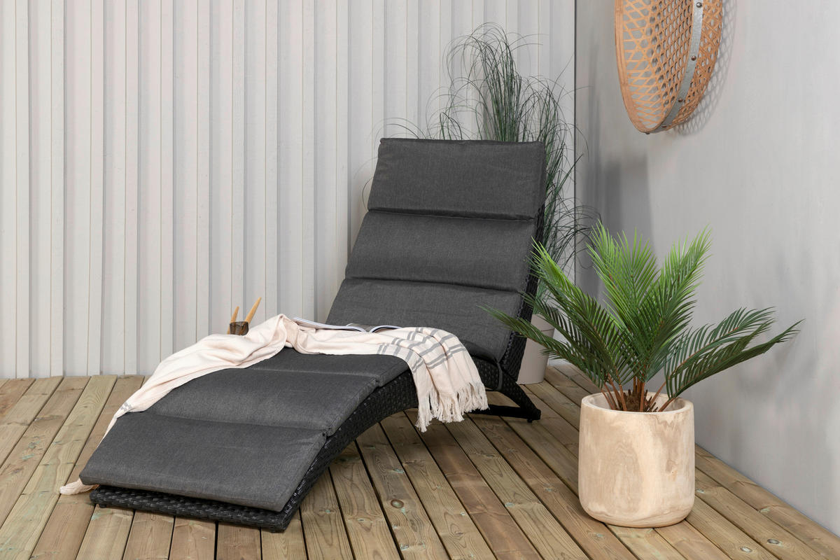 SOLSÄNG   64/84/158 cm  - svart, Klassisk, plast (64/84/158cm) - Gardenson
