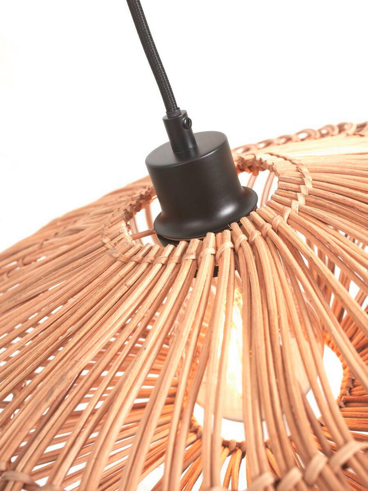 GOLVLAMPA GOOD&MOJO  63/40/150 cm    - naturfärgad, Trend, naturmaterial (63/40/150cm) - Good & Mojo