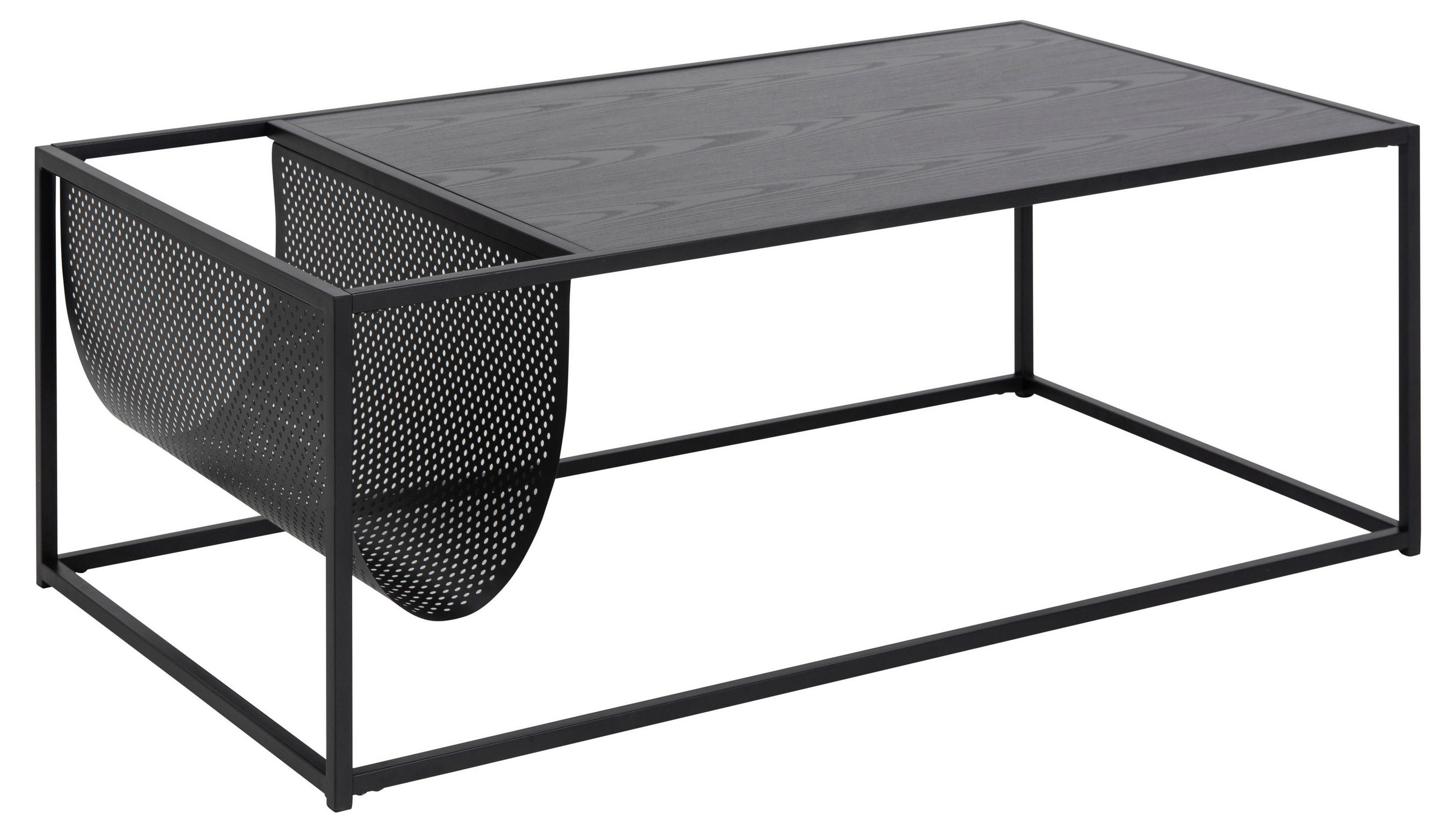 E-shop KONFERENČNÝ STOLÍK, čierna, kompozitné drevo, 110/60/40 cm
