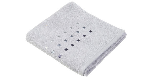 HANDTUCH 50/100 cm Silberfarben - Silberfarben, KONVENTIONELL, Textil (50/100cm) - Esposa