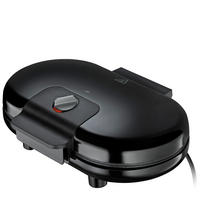 WAFFELEISEN CLASSIC DUO  - Schwarz, Basics, Metall (24,5/34/10cm) - Cilio