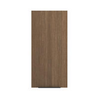 HÄNGESCHRANK 30/64/20 cm  - Dunkelbraun/Schwarz, KONVENTIONELL, Holzwerkstoff/Metall (30/64/20cm) - Held