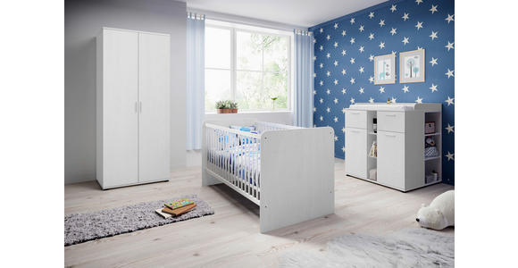 UNTERSTELLREGAL 2ER SET 37/89/32 cm - Schwarz/Weiß, Basics, Holzwerkstoff/Kunststoff (37/89/32cm) - My Baby Lou